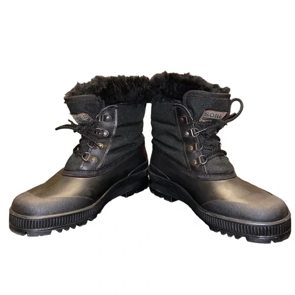 Sorel Kaufman Canada  Black Winter Boots Size 7 SOREL Kaufman Canada Snow Winter Boots - Insulated Black  main image 2
